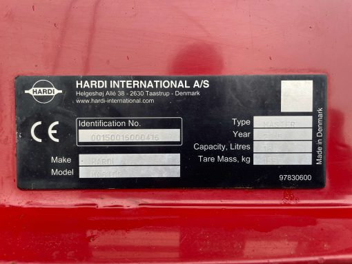 Hardi Master Pro 1800 mounted sprayer - Image 8